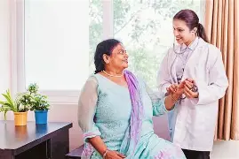 Senior wellness consultation and supportive mobility guidance.